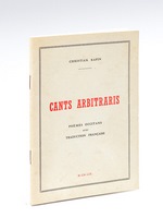 Cants Arbitraris. Poèmes occitans avec traduction française.