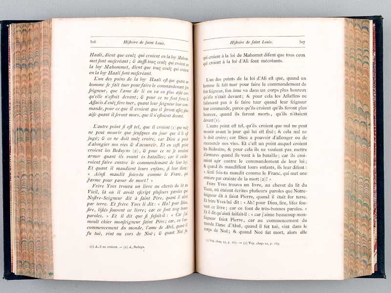 photo n°7 : Oeuvres de Jean Sire de Joinville comprenant : L'Histoire de Saint Louis, le Credo et la Lettre à Louis X, Avec un texte rapproché du français moderne mis en regard du texte original, corrigé et complété à
