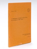A Reformulation of Classical Location Theory and Its Relation to Rent Theory. Reprint n° 32