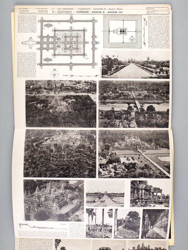 photo n°2 : Encyclopédie de l'urbanisme Documents d'Urbanisme Fascicule n° 19 : Deux civilisations tropicales [ Contient : ]  612-613-614 : Angkor III Angkor Vat Cambodge - 727-728-729 : Angkor III Angkor Thom Cambodge - 730 : Angkor I Yaçodharapura