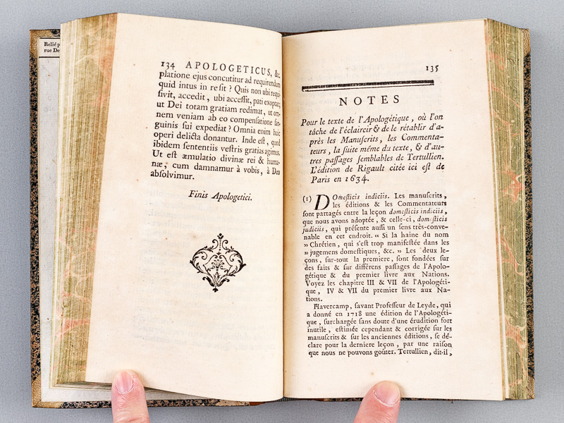 photo n°8 : L'Apologétique et les Prescriptions de Tertullien.