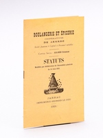 Boulangerie et Epicerie coopératives de Jarnac. Société Anonyme à Capital et Personnel variables. Statuts modifiés par délibération de l'Assemblée générale du 14 juin 1921