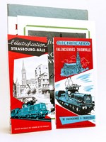 Electrification de Valenciennes-Thionville 29 juin 1955 [ Avec : ] Les Chemins de fer en France [ Avec : ] Electrification de Valenciennes-Thionville. De Charleville à Thionville [ Avec : ] L'électrification Strasbourg-Bâle