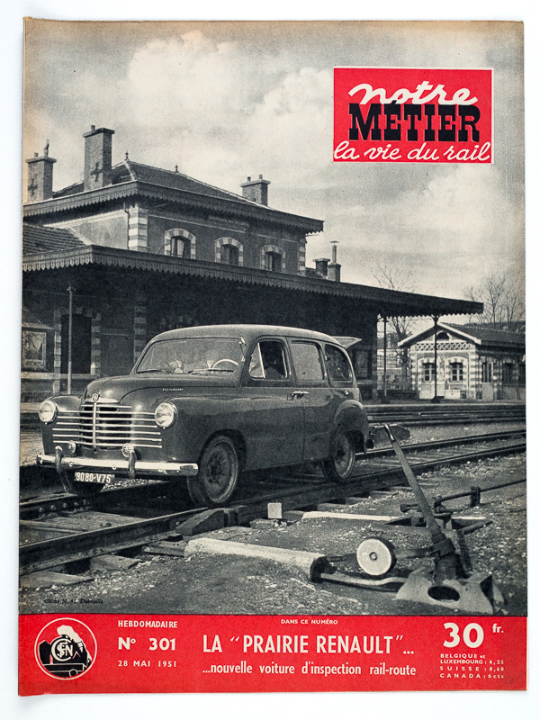 la vie du rail N°500 JUIN 1955 au servic du rail 