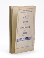 Profil itinéraire. Région du Sud-Ouest. 2 Ligne de Bordeaux à Irun