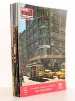 La Vie du Rail [ lot de 12 numéros avec des articles relatifs aux chemins de fer et au transport de passagers sur rail, aux Etats-Unis ] : n° 790 les curieux tramways à câble de San Francisco (mars 1961) ; n° 1061 renouveau du