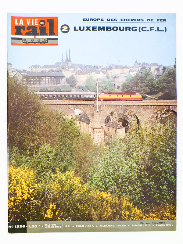 photo n°3 : La Vie du Rail [ lot de 4 numéros avec des articles relatifs aux chemins de fer et transport ferroviaire en Belgique et au Luxembourg ] : n° 715 Centenaire du rail au Grand-Duché de Luxembourg (octobre 1959) ; n° 901 millénair
