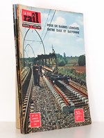 La Vie du Rail [ lot de 4 numéros avec des articles relatifs aux chemins de fer dans Les Landes et la forêt des Landes ] : n° 513 pose de barres longues entre Dax et Bayonne (septembre 1955) ; n° 813 dans les Landes : le petit train d