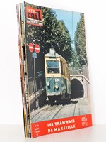 La Vie du Rail [ lot de 7 numéros avec des articles relatifs au rail à Marseille et dans ses environs ] : n° 815 les tramways de Marseille (octobre 1961) ; n° 1375 le Rail croit à Fos (janvier 1973) ; n° 1493 Métro