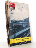 La Vie du Rail [ lot de 7 numéros avec des articles relatifs au rail vers ou à Lille ] : n° 683 Paris-Lille inaugurée en traction électrique (février 1959) ; n° 693 Lille, 'cette cité qui vaut une province