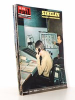 La Vie du Rail [ lot de 7 numéros avec des articles relatifs aux chemins de fer vers Lyon et la vallée du Rhône ] : n° 1324 Sibelin, premier anniversaire (janvier 1972) ; n° 1352 Paris-Lyon, 20 ans après (juillet 1972) ;