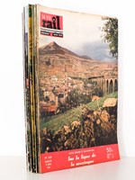 La Vie du Rail [ lot de 15 numéros avec des articles relatifs aux chemins de fer dans le Languedoc et le Roussillon ] : n° 539 entre Béziers et Neussargues, sur la ligne de montagne (mars 1956) ; n° 606 la gare frigorifique de Perpig