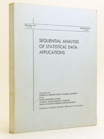 Sequential analysis of Statistical Data : Applications