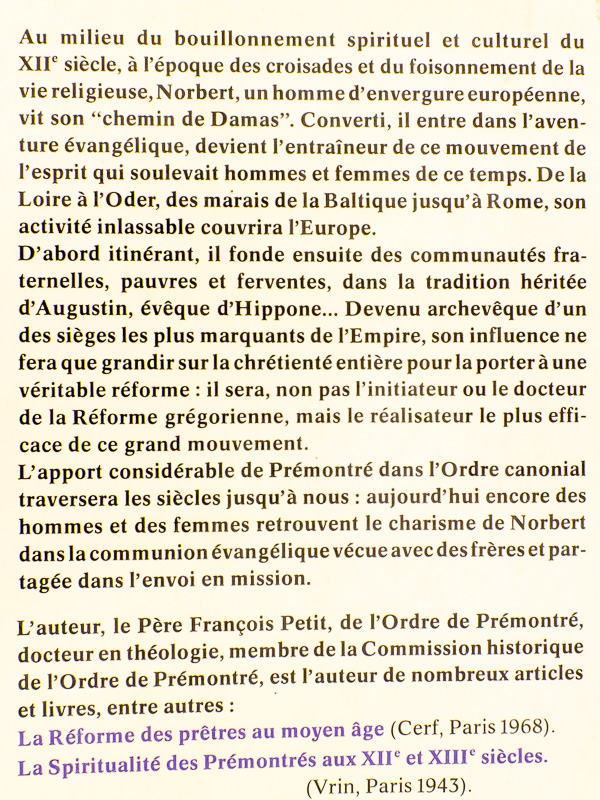 photo n°6 : Norbert et l'origine des Prémontrés