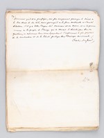 Les Républiques de La Plata et le Brésil [ Manuscrit autographe signé de l'article publié en 1860 dans La Revue Européenne ]