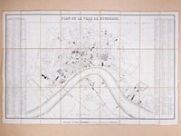 Plan de la Ville de Bordeaux 1874