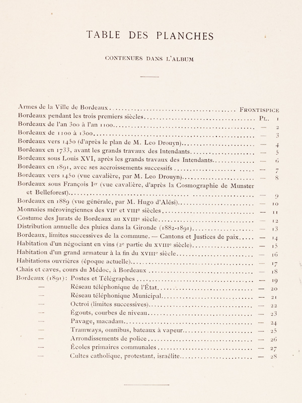 photo n°17 : Bordeaux. Album. Publié par la Municipalité Bordelaise [ Edition originale ]