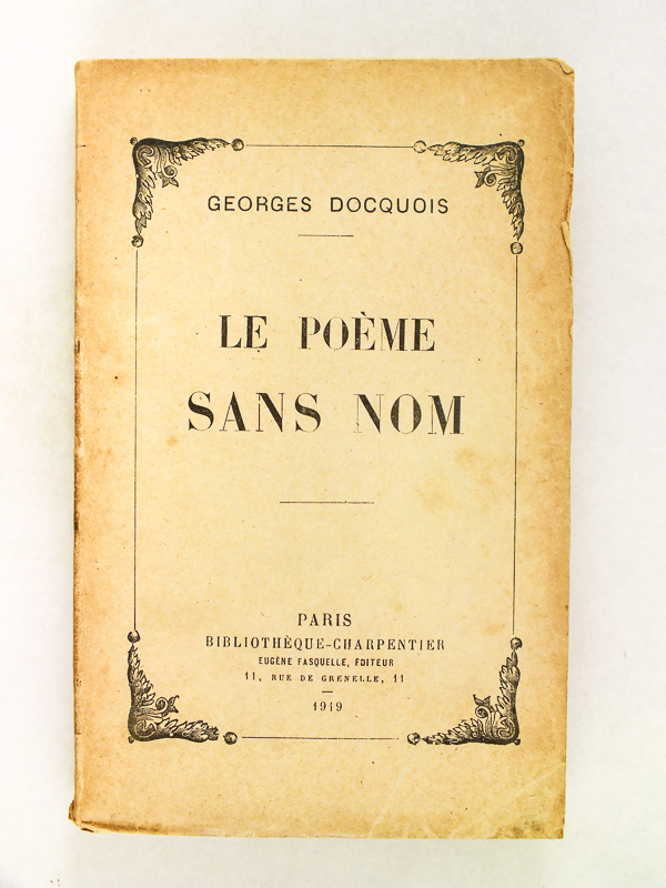 Le Poème sans Nom [ Livre dédicacé par l'auteur ]