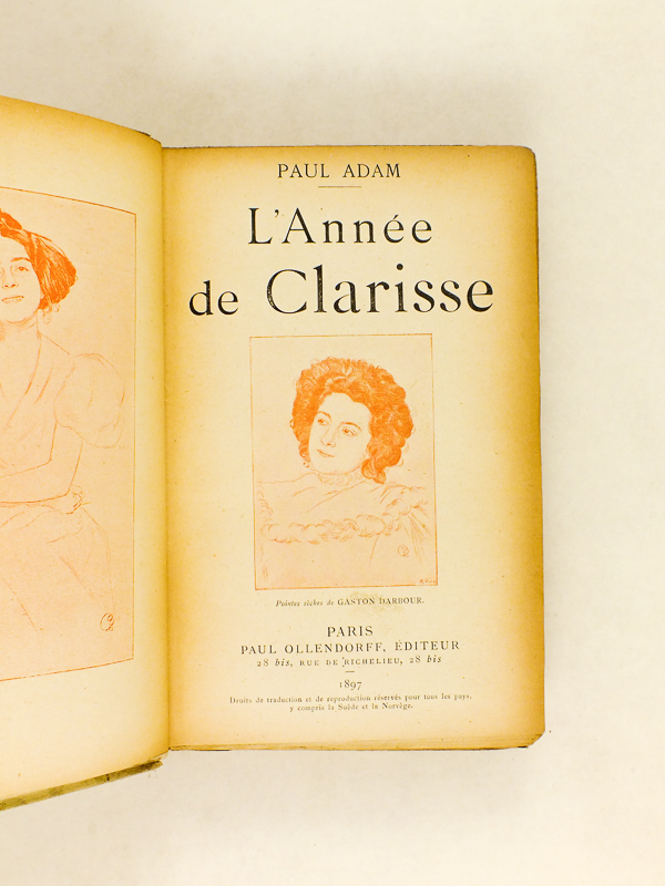 L'Année de Clarisse [ Edition originale - Livre dédicacé par l'auteur ]