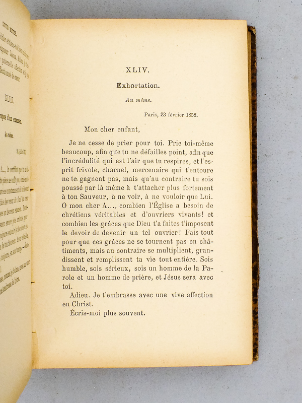 photo n°4 : Lettres, fragments de sermons et notes sur divers sujets