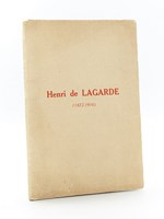 Henri de Lagarde (1872-1916) [ Henri Vyau, comte de Lagarde ]