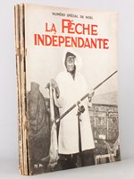 La pêche indépendante - Année 1955 complète (lot de 12 numéros, du n° 294 de janvier au n° 305 de décembre ) - Organe de défense et de documentation des pêcheurs à la ligne