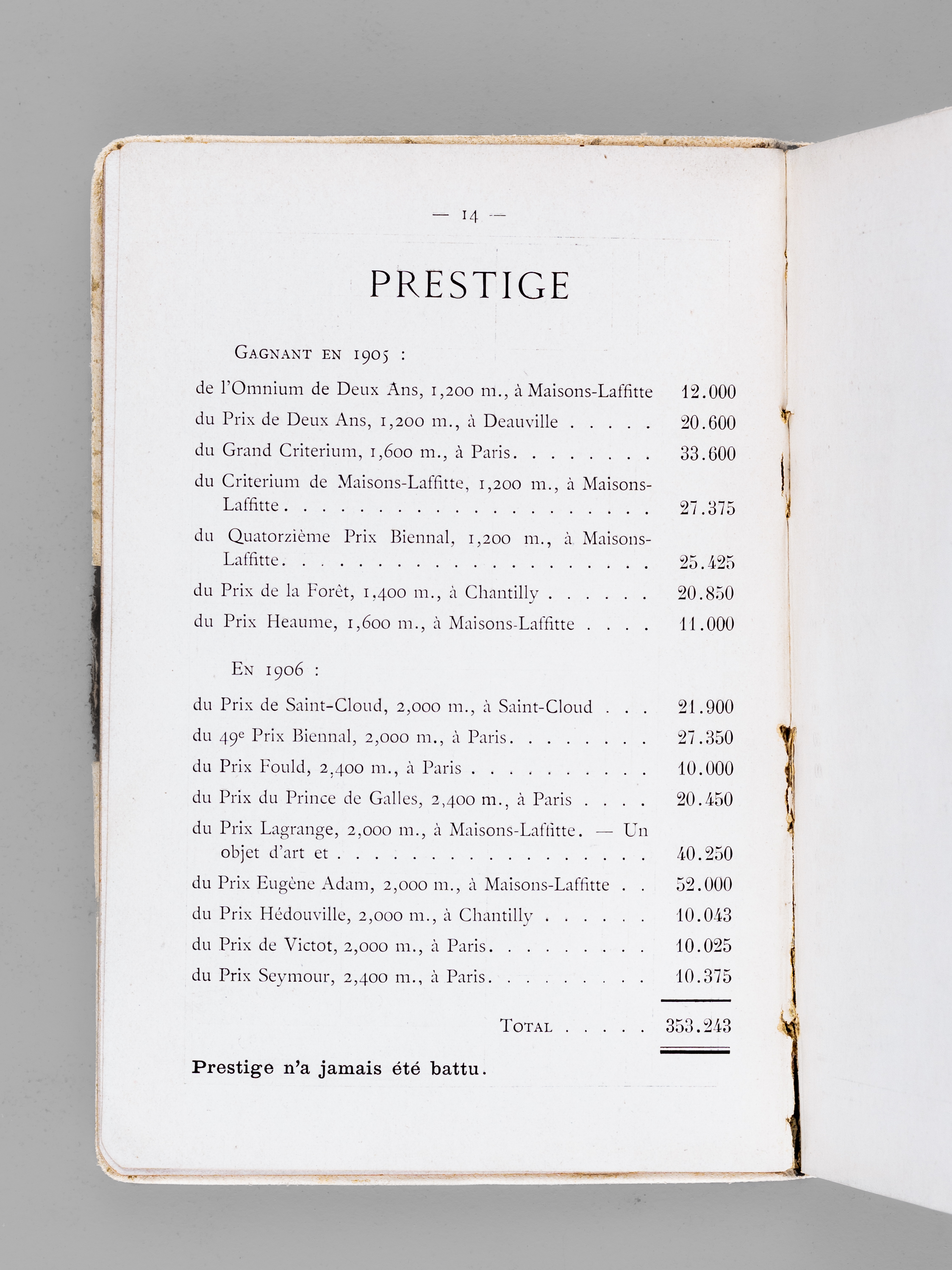 photo n°7 : Haras du Quesnay à M. W. K. Vanderbilt. Juillet 1911 [ Edition originale ]