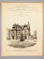 Monographies de Bâtiments Modernes - Villa aux délices à Genève, Suisse. Mrs. Camoletti frères, Architectes. - Villa à Lassigny (Oise), Mrs. Malézieux frères, Architectes à St Quentin.