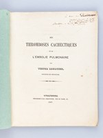 Etude clinique sur la fièvre typhoïde, sa marche, sa physiologie pathologique, ses indications thérapeutiques. Thèse présentée à la Faculté de Médecine de Strasbourg, soutenue le 23 décem