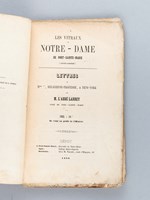 Les Vitraux de Notre-Dame de Port-Sainte-Marie (Lot-et-Garonne). Lettres à Mme ***, religieuse-professe, à New-York, par M. l'Abbé Larrey