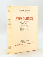 Lettres de Jeunesse Italie - Allemagne 1880-1883 [ Edition originale ]