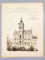 Monographies de Bâtiments Modernes - Hôtel-de-Ville de Loos (Nord), Mr. L. Cordonnier Architecte