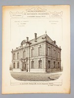 Monographies de Bâtiments Modernes - Tribunal de Commerce de Fécamp (Seine-Infér.), Mr. E. Bénard Architecte [ désormais 2 Place Adolphe Bellet, Fécamp, Seine-Maritime ]