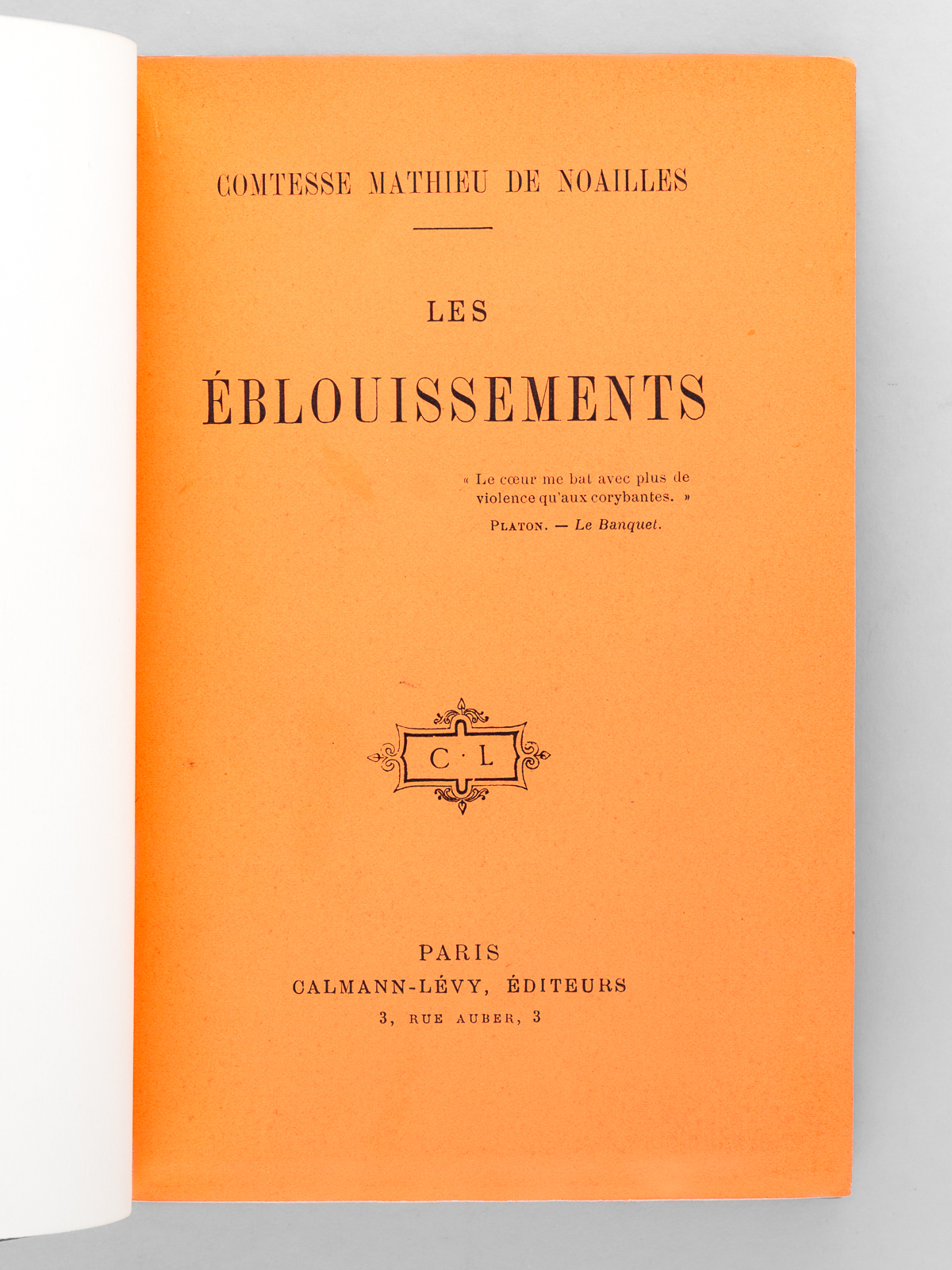 photo n°2 : Les Eblouissements [ Edition originale - Livre dédicacé par l'auteur ]