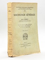 Sociologie Générale. Tome Second