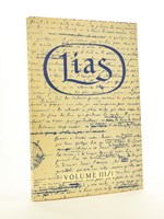 LIAS , Sources and documents relating to the early modern history of ideas - Volume III , 1(1976)