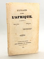 Extraits du Journal l'Afrique [ Edition originale ] Réunion à la France - Institutions civiles