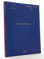 [ Lot des 2 catalogues de vente du mobilier de la villa 'Le Croquet' ] Objet d'art, importants tableaux anciens, très bel ameublement provenant de la villa 'Le Croquet' et appartenant à divers, Vente à Lille, Dimanche 18 mars 2001 ;