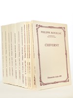 [ Lot de de 10 catalogues de ventes aux enchères à l'Orangerie du Château de Cheverny, 1999 à 2008 ] En provenance de grandes demeures et châteaux privés, à l'Orangerie du Château de Cheverny, Ventes au