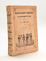 Nivellement général du Département du Cher, par P.-A. Bourdaloue. Deuxième Volume. Juin 1852 [ Edition originale ]