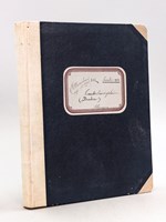 Manuscrit musical religieux, rédigé par un prisonnier français au Camp de Tauberbischofsheim (Baden), Allemagne Novembre 1916 - Octobre 1917