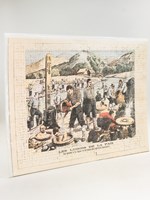 [ Puzzle tiré du Supplément illustré du Petit Journal du 17 septembre 1905 : ] Les Loisirs de la Paix. La pêche à la ligne et le bain des soldats japonais.