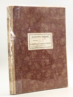 Gendarmerie Nationale. Cahier d'Instruction tenu par le Gendarme Guillon Georges, 1ère Section. Compagnie de Loir et Cher, Section de Vendôme. Brigade à pied de Saint Amand de Vendôme.