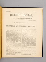 Musée social, Société reconnue d'utilité publique [ un numéro ] Année 1901 n° 5 , Mai : La dentelle aux fuseaux en Normandie (Les petites industries paysannes) ; Enquête sur l'arbitrage