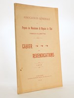 Cahier de revendications , 1910 (Association générale des Préposés des Manufactures & Magasins de l'Etat - Tabacs & Allumettes -)