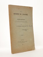 La question du cadastre : Quelques réflexions sur la révision intégrale du cadastre et sur les moyens de la réaliser sans frais