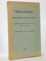 Tables générales des mémoires et bulletins de la Société des Antiquaires de l'Ouest. (3e série : 1907-1948)
