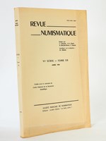 Revue de Numismatique - VIe Série , Tome XX ( 20 ) , Année 1978