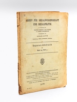 Das Sozialprodukt und die Rechenpfennige. Glossen und Beiträge zur Geldtheorie von heute [ First Edition ] Archiv für Sozialwissenschaft und Sozialpolitik. Separat-Abdruck aus Band 44, Heft 3