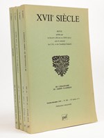 XVIIe siècle , Bulletin de la ' Société d'Etude du XVIIe siècle ' [ 17e , Dix-septième siècle ] 52e Année, 2000 ( 4 numéros, année complète) : n° 206 Fénelon ; n° 207 L'i